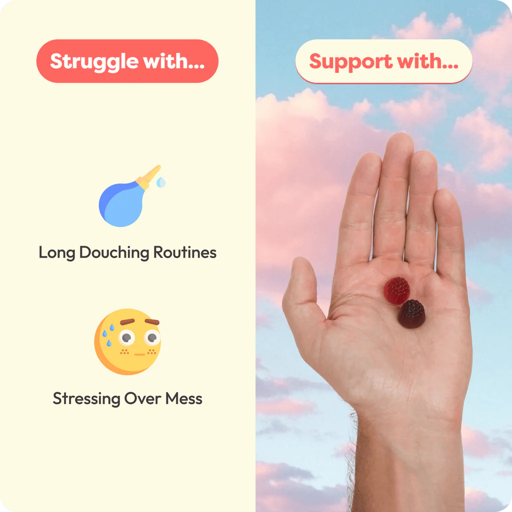 Peachy Clean Probiotic Fiber Gummies